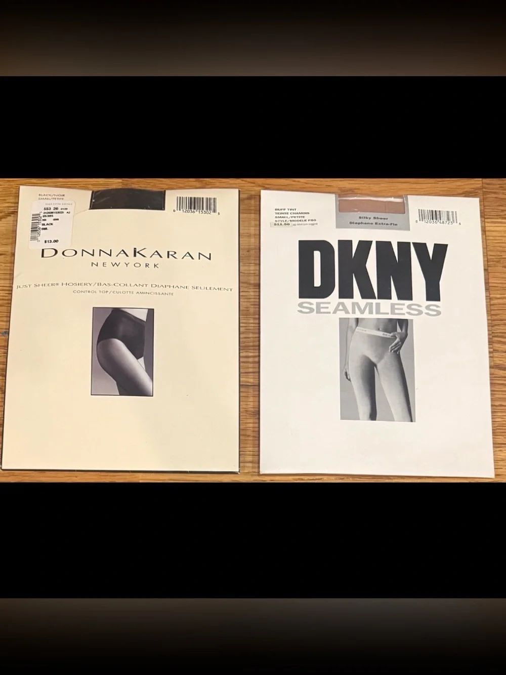 Lot of 10 Donna Karan DKNY Hosiery Pantyhose Nudes Black Small Petite NIP